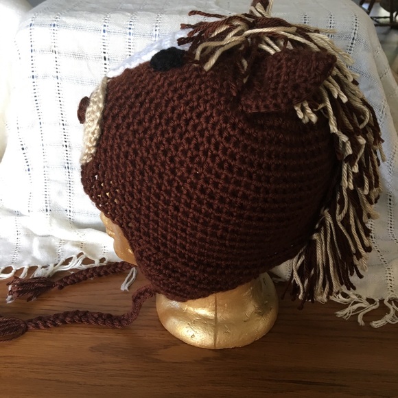 NWOT Crocheted Horse Hat - Picture 4 of 7